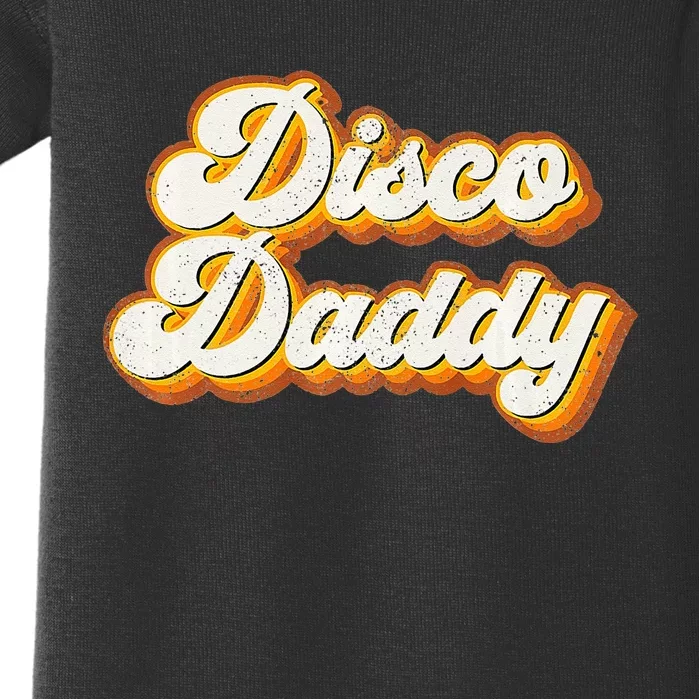 Disco Daddy Retro Matching 60s 70s Party Costume Dad Baby Bodysuit