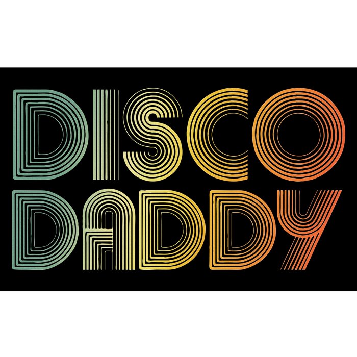 Disco Daddy Retro 60s 70s Party Costume Dad Fathers Day Bumper Sticker