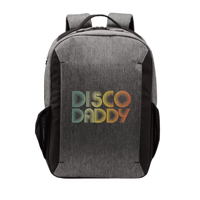 Disco Daddy Retro 60s 70s Party Costume Dad Fathers Day Vector Backpack