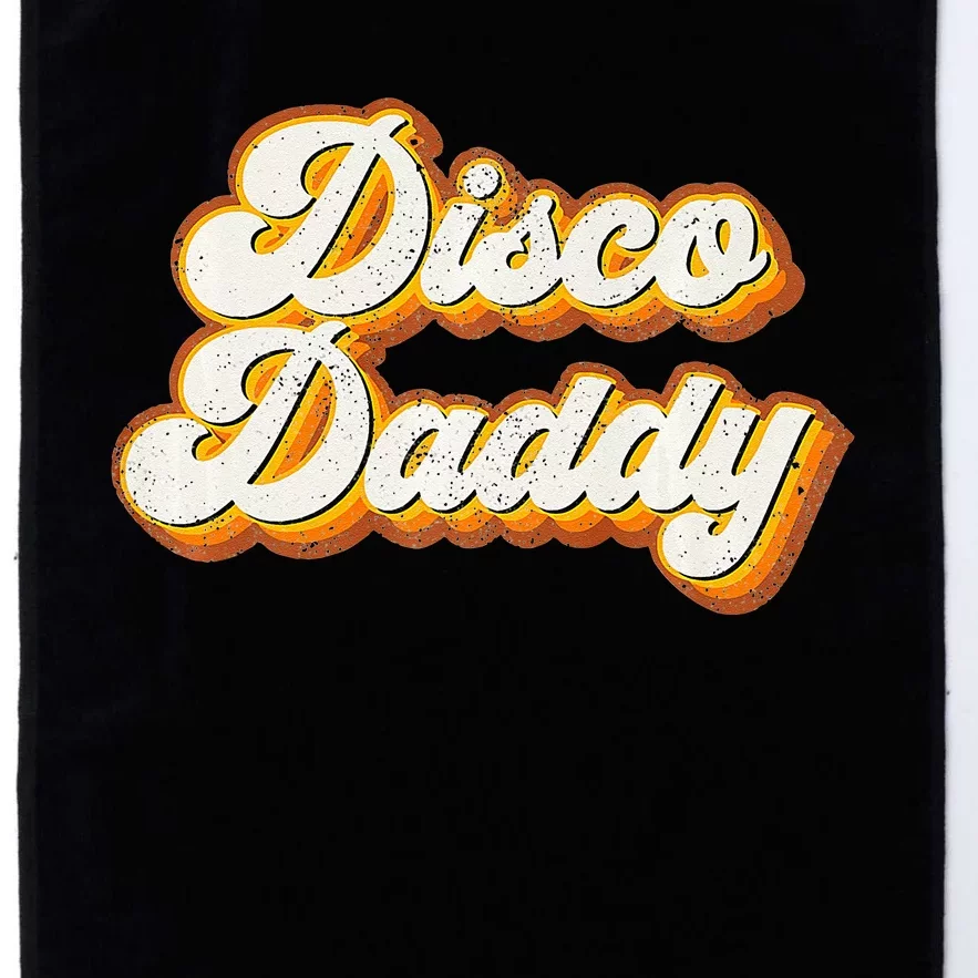 Disco Daddy Retro Matching60s 70s Party CostumeDad Platinum Collection Golf Towel