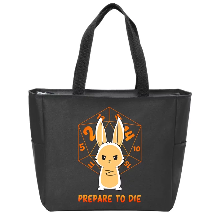 Dungeons Dragons Roleplaying Zip Tote Bag