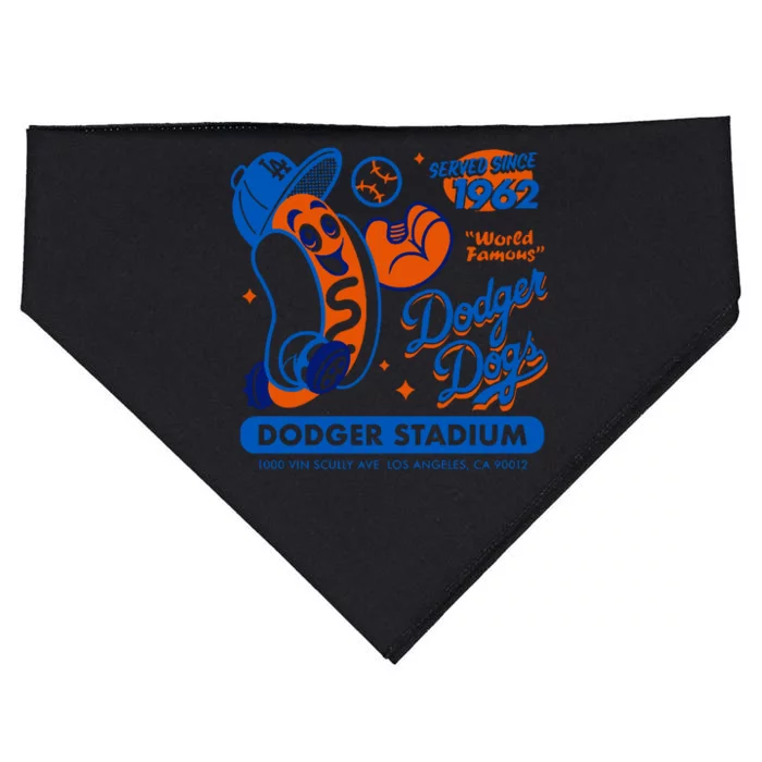 Dodger Dogs Since 1962 USA-Made Doggie Bandana