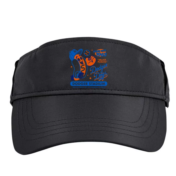 Dodger Dogs Since 1962 Adult Drive Performance Visor