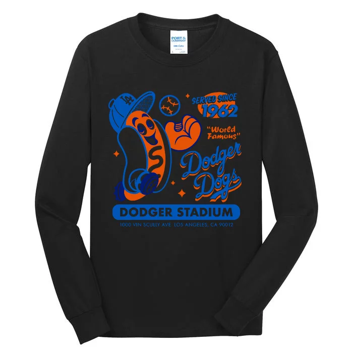 Dodger Dogs Since 1962 Tall Long Sleeve T-Shirt