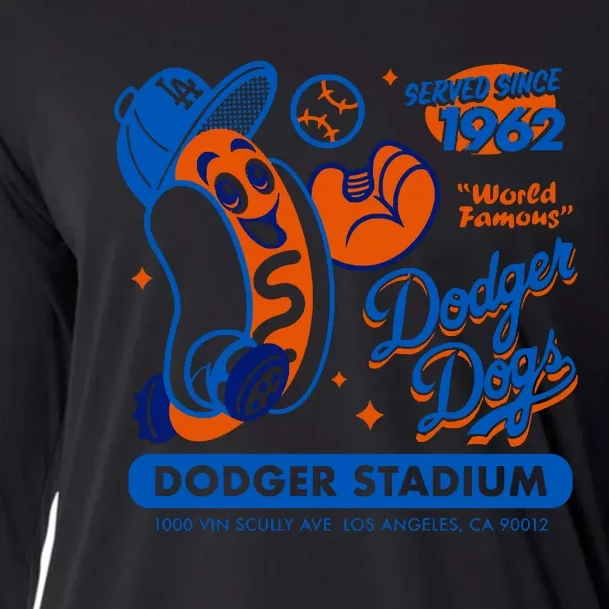 Dodger Dogs Since 1962 Cooling Performance Long Sleeve Crew