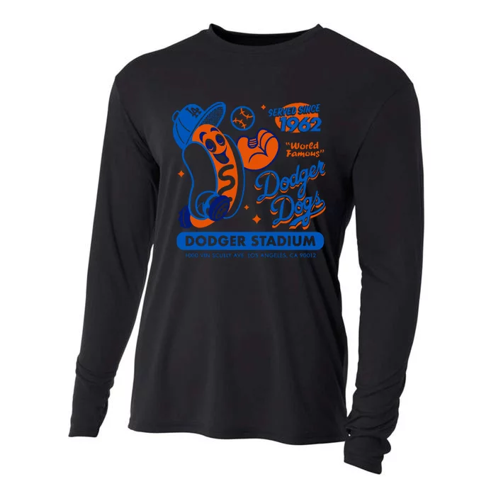 Dodger Dogs Since 1962 Cooling Performance Long Sleeve Crew