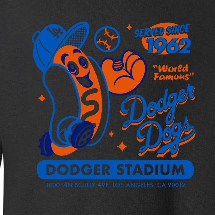 Dodger Dogs Since 1962 Toddler Sweatshirt