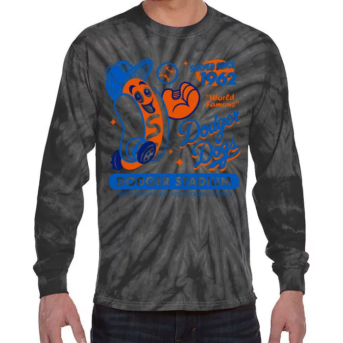 Dodger Dogs Since 1962 Tie-Dye Long Sleeve Shirt