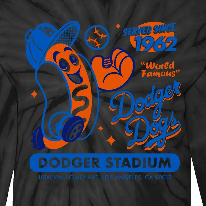 Dodger Dogs Since 1962 Tie-Dye Long Sleeve Shirt