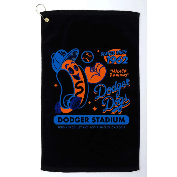 Dodger Dogs Since 1962 Platinum Collection Golf Towel