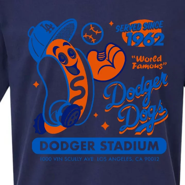 Dodger Dogs Since 1962 Sueded Cloud Jersey T-Shirt