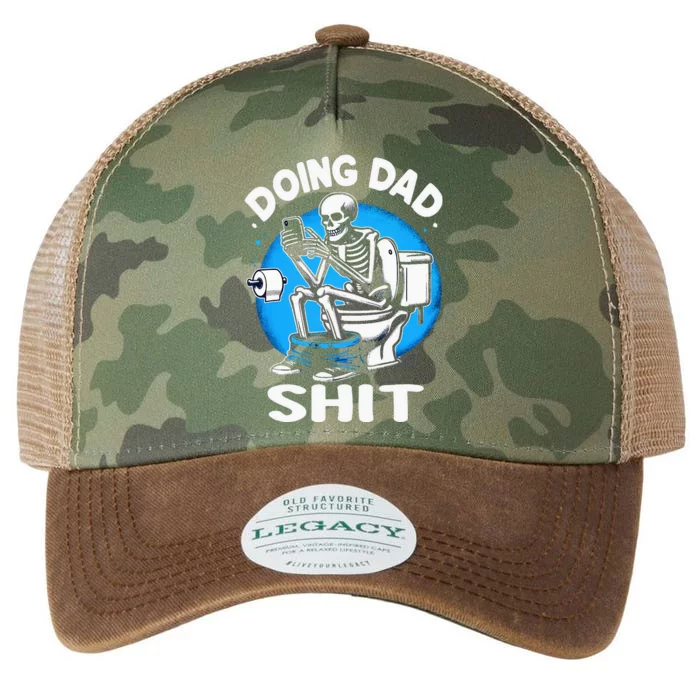 Doing Dad Shit Funny FatherS Day Legacy Tie Dye Trucker Hat