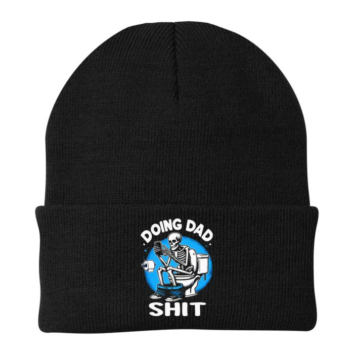 Doing Dad Shit Funny FatherS Day Knit Cap Winter Beanie