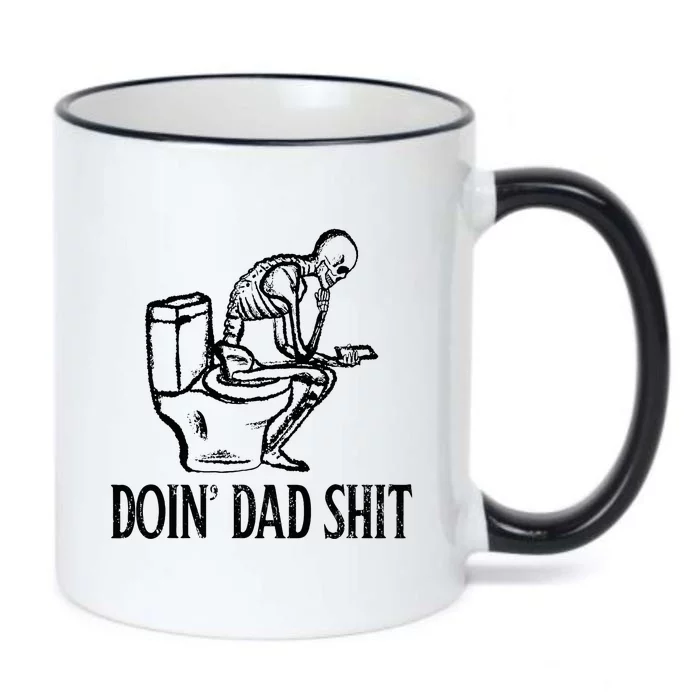 Doin Dad Shit Black Color Changing Mug