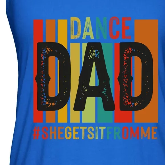 Dance Dad Street Dance Dancing Dad Fathers Day Gift Ladies Essential Flowy Tank