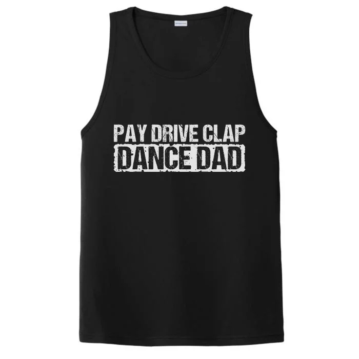 Dance Dad Supportive Parent Graphic Performance Tank