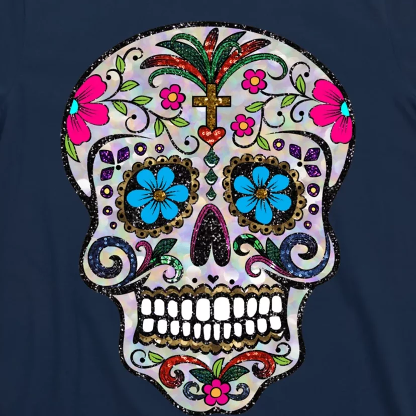 day dead sugar skull hoodie halloween hoody T-Shirt