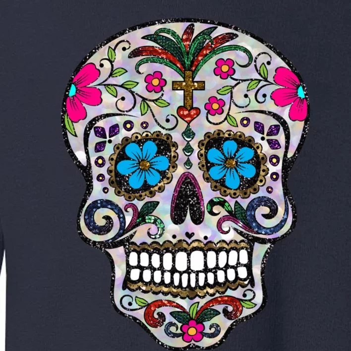 day dead sugar skull hoodie halloween hoody Toddler Sweatshirt