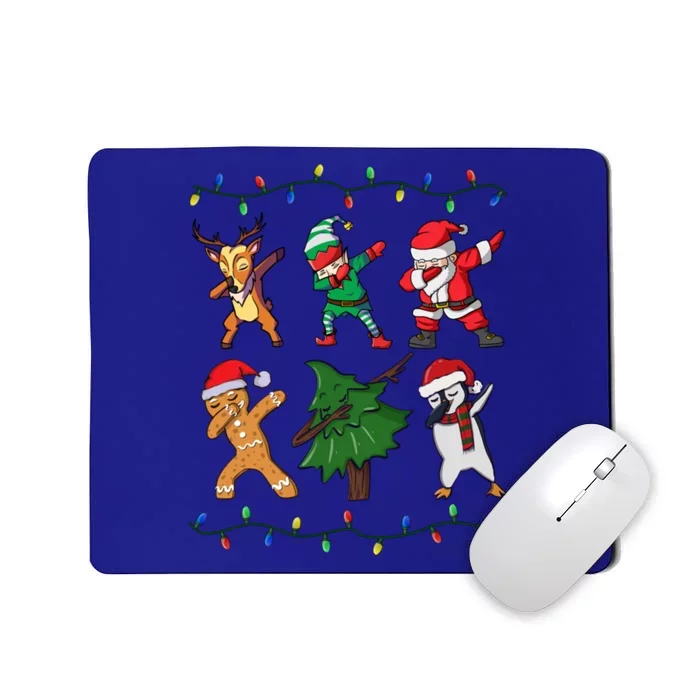 Dabbing Dab Santa Elf Deer Xmas Christmas Gift Mousepad