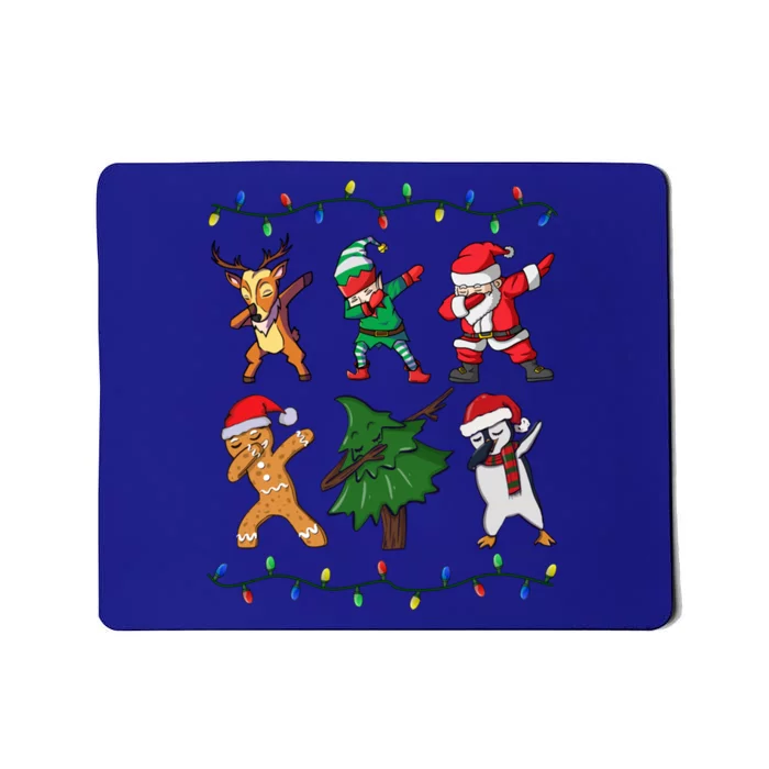 Dabbing Dab Santa Elf Deer Xmas Christmas Gift Mousepad