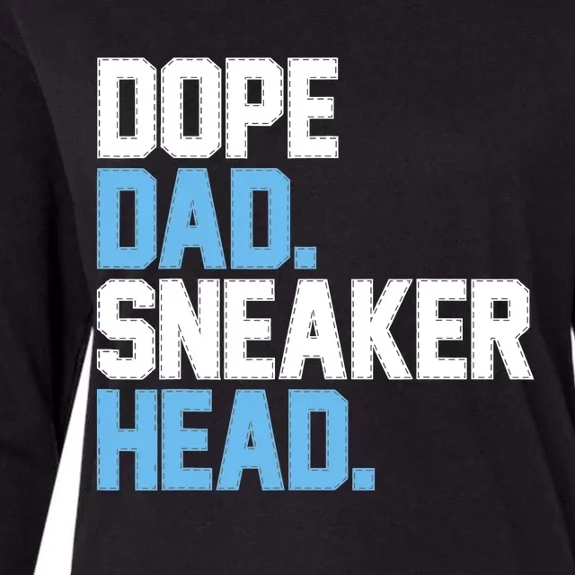 Dope Dad Sneakerhead Womens Cotton Relaxed Long Sleeve T-Shirt