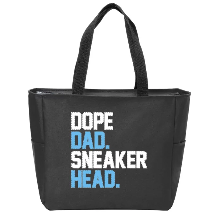 Dope Dad Sneakerhead Zip Tote Bag