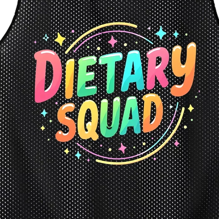 Dietitian Dietary Squad Nutritionist Dietary Worker Mesh Reversible Basketball Jersey Tank