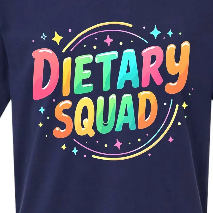 Dietitian Dietary Squad Nutritionist Dietary Worker Sueded Cloud Jersey T-Shirt