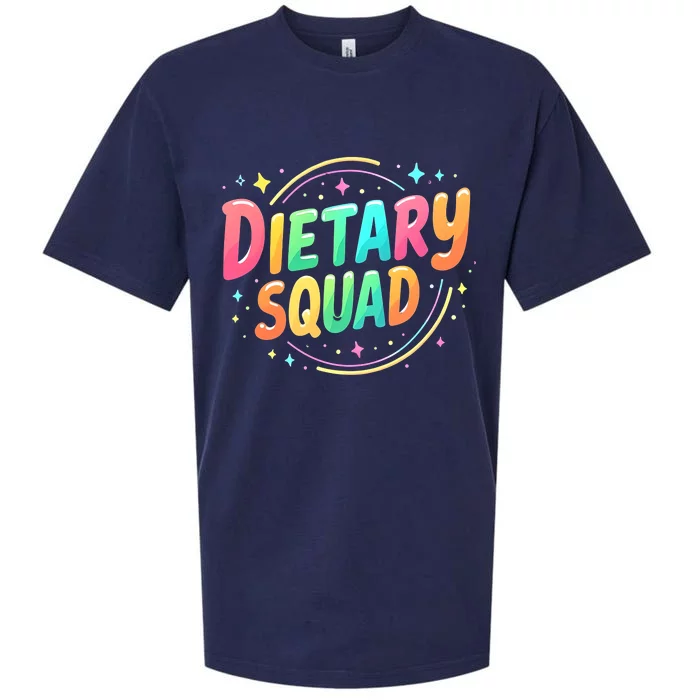 Dietitian Dietary Squad Nutritionist Dietary Worker Sueded Cloud Jersey T-Shirt