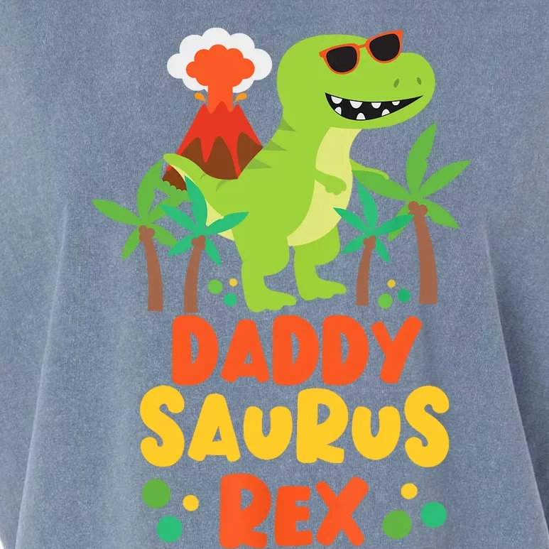 Daddy Dad Saurus Rex Dinosaur Dino for Father Garment-Dyed Women's Muscle Tee