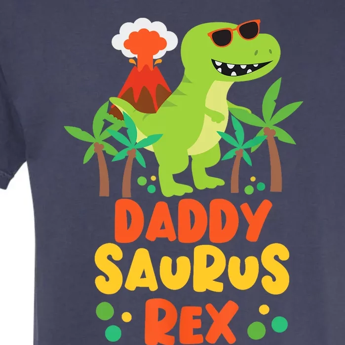 Daddy Dad Saurus Rex Dinosaur Dino for Father Garment-Dyed Heavyweight T-Shirt