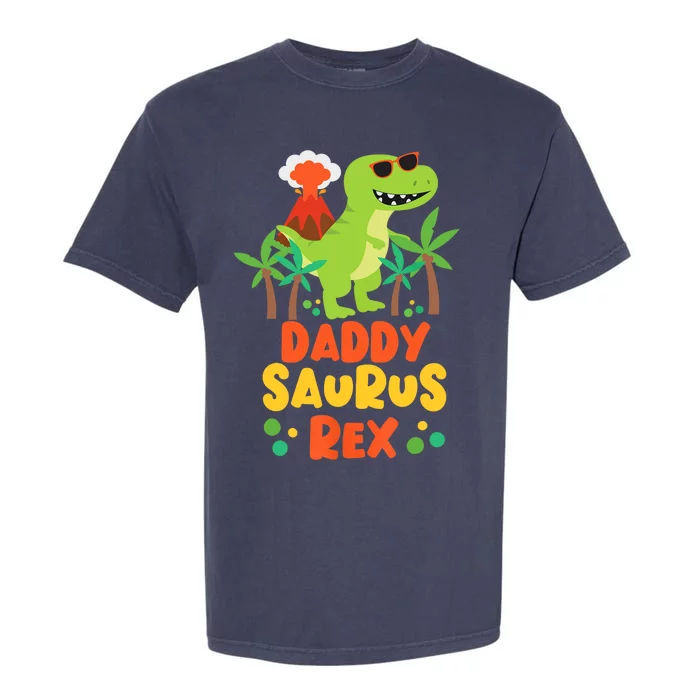 Daddy Dad Saurus Rex Dinosaur Dino for Father Garment-Dyed Heavyweight T-Shirt