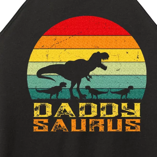 Daddysaurus Daddy Saurus Dino Dinosaur T Rex Women’s Perfect Tri Rocker Tank