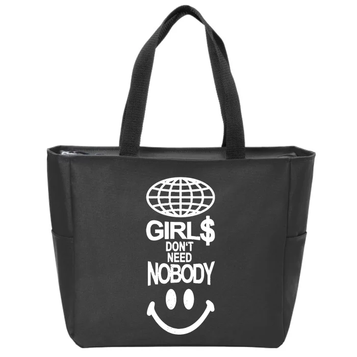 Dom Dolla Store Girl$ Girl$ Girl$ Zip Tote Bag