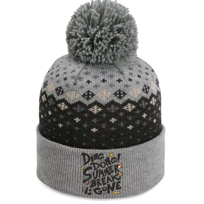 Ding Dong Summer Break Is Gone The Baniff Cuffed Pom Beanie