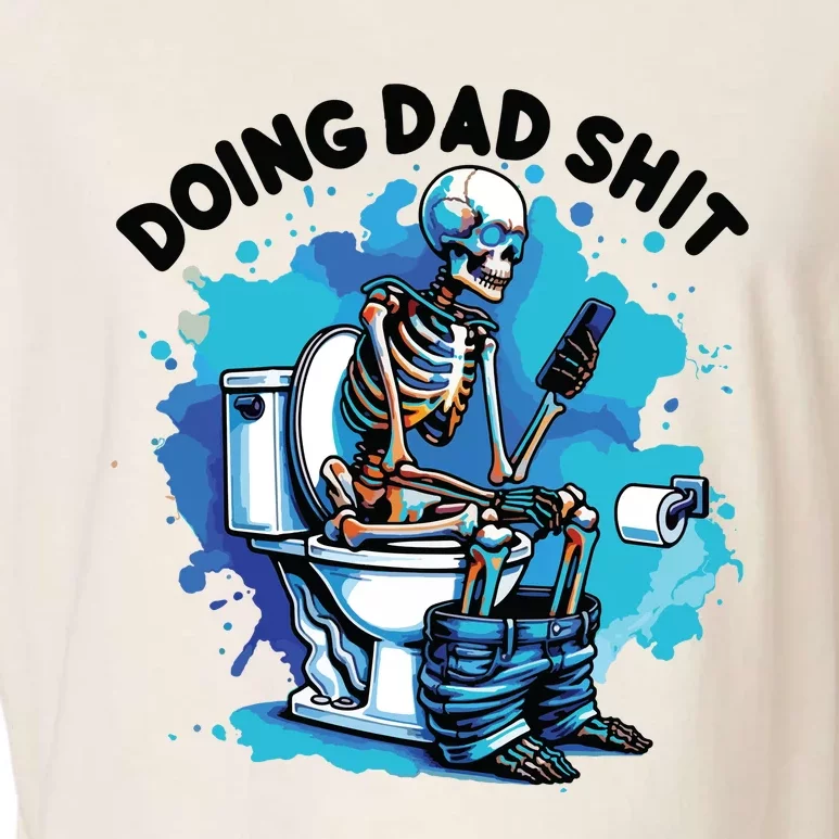 Doing Dad Shit Funny Dad FatherS Day Garment-Dyed Women's Muscle Tee