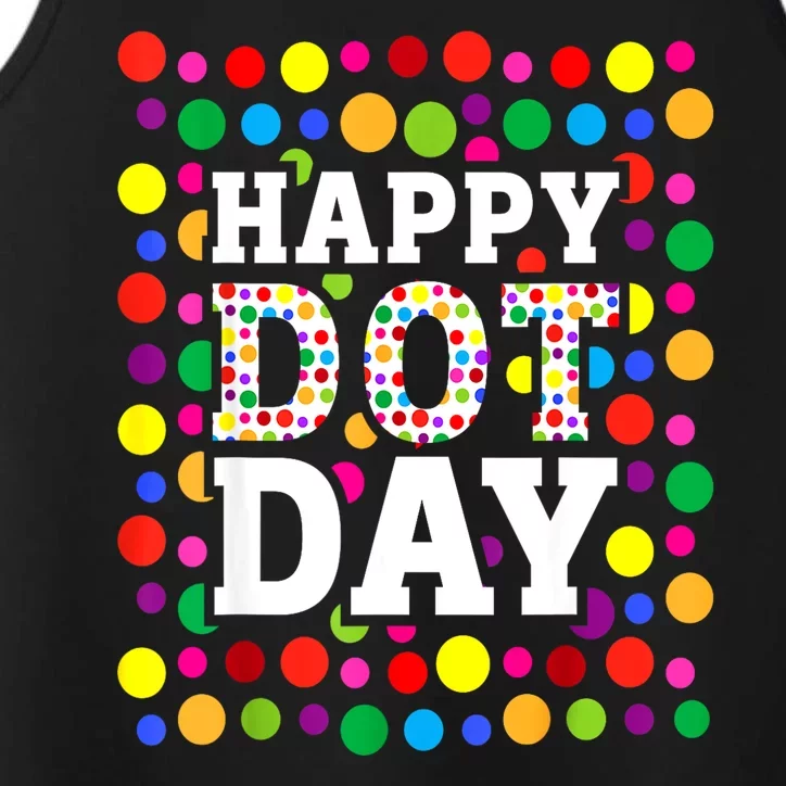 Dot Day September 15th For Teacher Happy Dot Day Gift Performance Tank