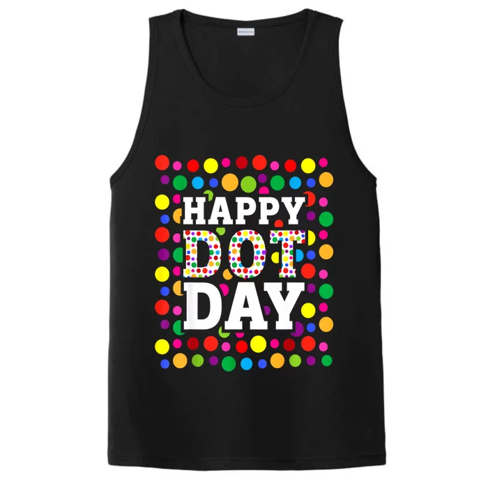 Dot Day September 15th For Teacher Happy Dot Day Gift Performance Tank