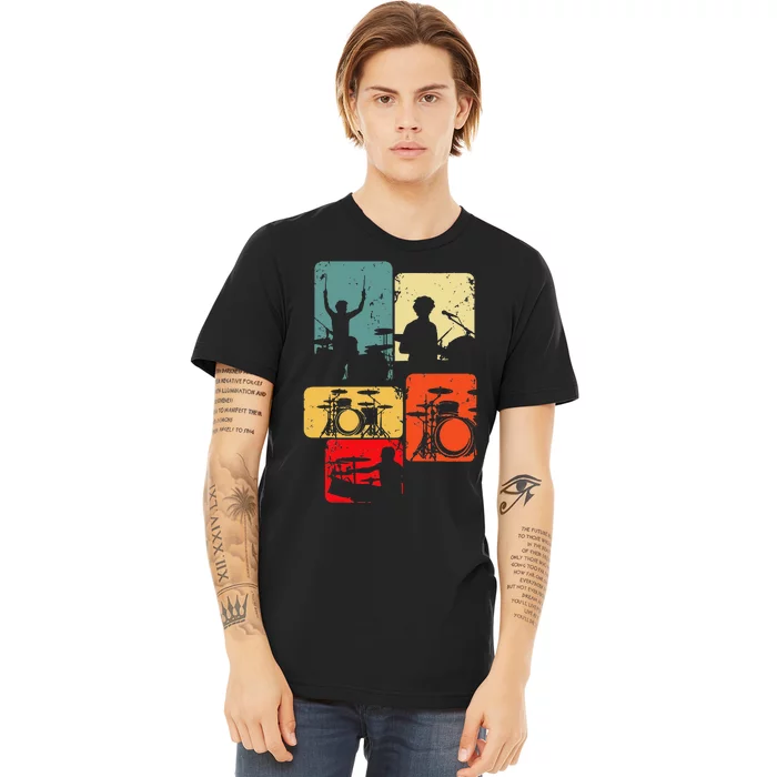 Drummer Drum Sticks Premium T-Shirt