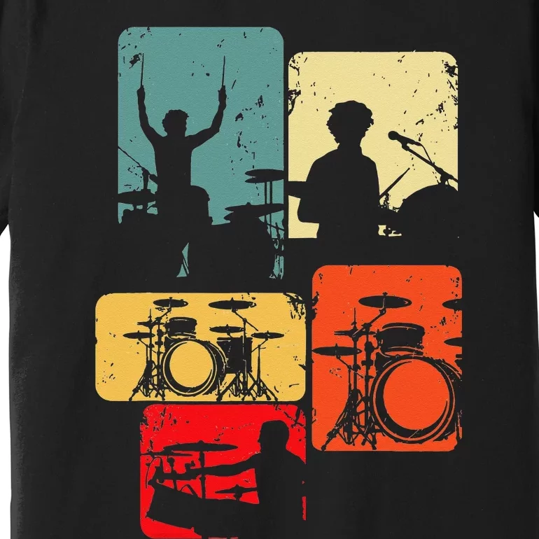 Drummer Drum Sticks Premium T-Shirt