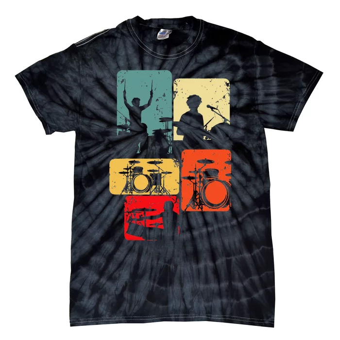 Drummer Drum Sticks Tie-Dye T-Shirt