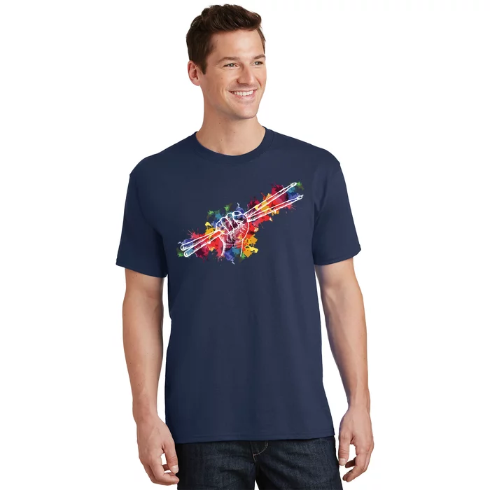 Drummer Drum Set Drumsticks T-Shirt