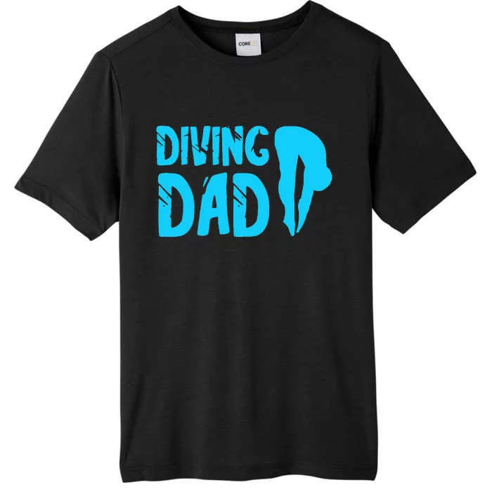 Diving Dad Springboard Swimming Platform Diver ChromaSoft Performance T-Shirt