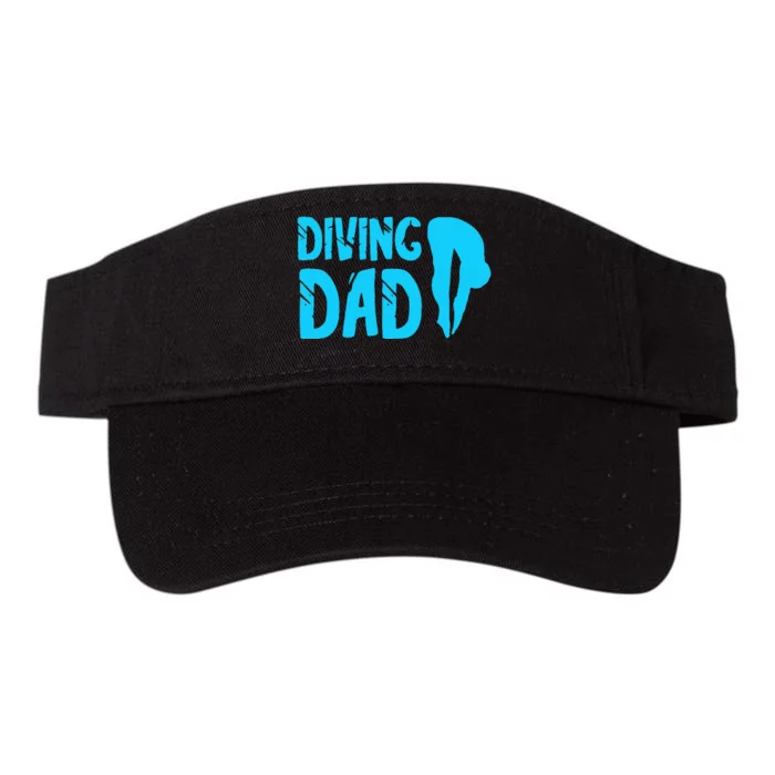 Diving Dad Springboard Swimming Platform Diver Valucap Bio-Washed Visor