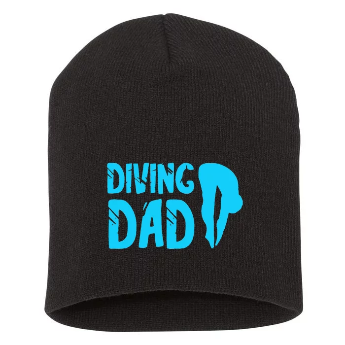 Diving Dad Springboard Swimming Platform Diver Short Acrylic Beanie