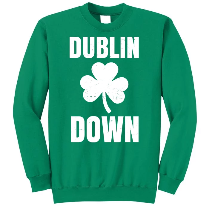 Dublin Down St Patricks Day Clover Sweatshirt