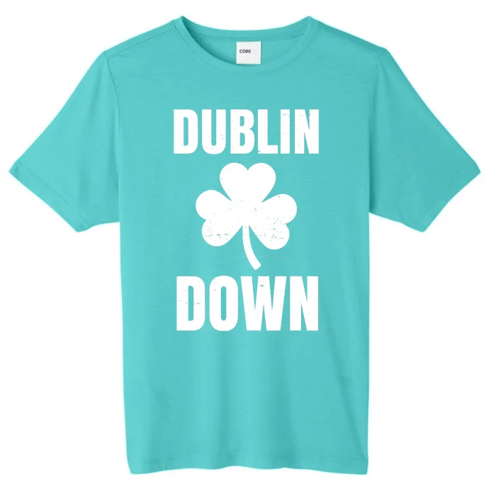 Dublin Down St Patricks Day Clover ChromaSoft Performance T-Shirt