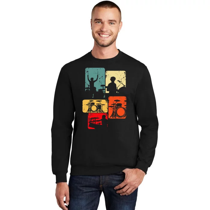 Drummer Drum Sticks Tall Sweatshirt