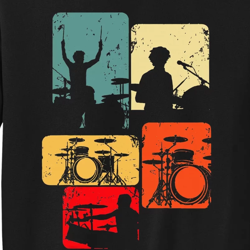 Drummer Drum Sticks Tall Sweatshirt