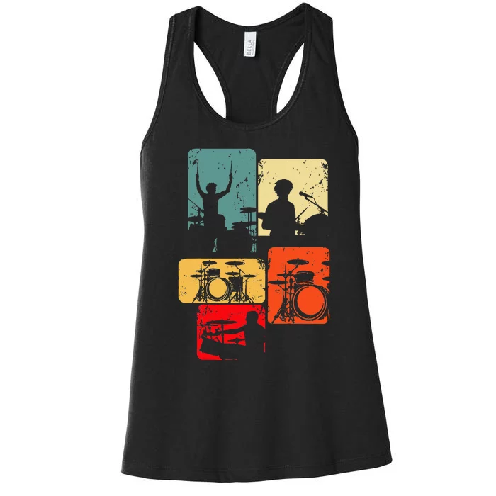 Drummer Drum Sticks Women's Racerback Tank